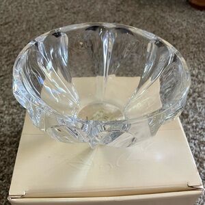 Lenox | Wedding Promises | Full Lead Crystal Small Bowl | New With Box | Hearts